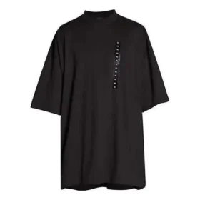 Μπλουζάκι Oversized με αυτοκόλλητο μεγέθους «Μαύρο» 720209TNVE41000