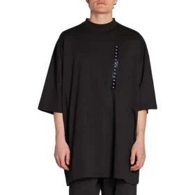 Μπλουζάκι Oversized με αυτοκόλλητο μεγέθους «Μαύρο» 720209TNVE41000