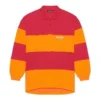Μπλούζες Polo με μακριά μανίκια και κοψίματα «Raspberry Fluo Orange» 657073TKVA56667