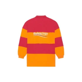 Μπλούζες Polo με μακριά μανίκια και κοψίματα «Raspberry Fluo Orange» 657073TKVA56667