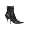 Μποτάκια Cagole 90mm «Black Arena Lambskin» 694379WAD4E1081