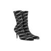 Μπότες από σπαντέξ με λογότυπο Monogram ύψους 80 mm «Black» 549784W1P601264