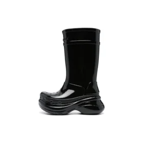 Μπότες Crocs x Balenciaga με γυαλιστερό φινίρισμα «Μαύρο» 677388W1S8X