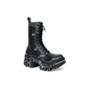 Μπότες με κορδόνια Bulldozer «Black Outline Calfskin» 672502WBEF21090