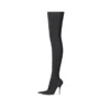 Μπότες πάνω από το γόνατο Knife 110mm «Black Matte Spandex» 719816W2ES01000