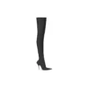Μπότες πάνω από το γόνατο Knife 110mm «Black Matte Spandex» 719816W2ES01000