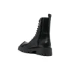 Μπότες Rhino 25mm με κορδόνια «Black Smooth Calfskin» 712638WBB501000