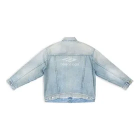 Μπουφάν 3B Sports Vintage Τζιν σε φαρδιά γραμμή «Light Blue» 704299TJW798469