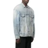 Μπουφάν 3B Sports Vintage Τζιν σε φαρδιά γραμμή «Light Blue» 704299TJW798469