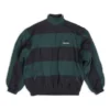 Μπουφάν αθλητικής φόρμας Balenciaga x Adidas με διπλή όψη «Black Green» 725294TNO793230