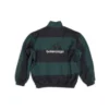 Μπουφάν αθλητικής φόρμας Balenciaga x Adidas με διπλή όψη «Black Green» 725294TNO793230