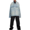 Μπουφάν Bal Diagonal Allover Oversized “Light Blue Japanese Τζιν” 773616TPW534868