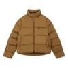 Μπουφάν BB με πλεκτή πλέξη «Brown» 595224TG0262365