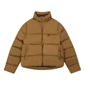 Μπουφάν BB με πλεκτή πλέξη «Brown» 595224TG0262365