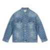 Μπουφάν BB Monogram Large Fit «Blue» 675208TMW370443