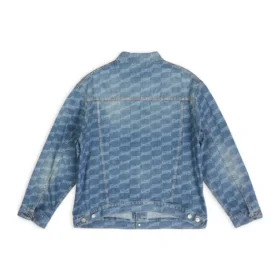 Μπουφάν BB Monogram Large Fit «Blue» 675208TMW370443
