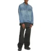Μπουφάν BB Monogram Large Fit «Blue» 675208TMW370443