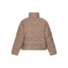 Μπουφάν BB Monogram με φουσκωτό στυλ “Μπεζ-Καφέ” 681885TML339378