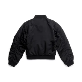 Μπουφάν Bomber με συρρικνωμένη εφαρμογή “Black” 746478TYD311000