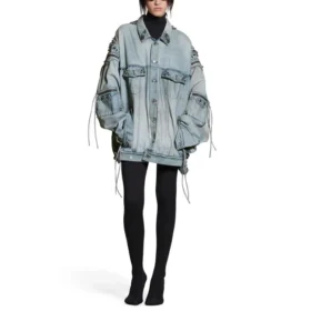 Μπουφάν Cagole Oversized «Μπλε» 764521TDW144016