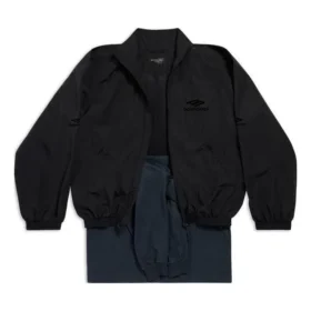 Μπουφάν φόρμας με μπαλώματα «Black» 770500TNQ251000