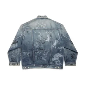 Μπουφάν Graffiti Oversized «Light Blue» 745048TNW014012