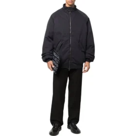 Μπουφάν Harrington Bomber «Indigo» 681418TBP018065