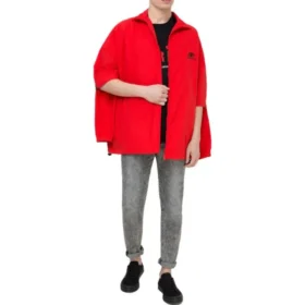 Μπουφάν με διπλά μανίκια και φερμουάρ “Red” 602278TG0116010
