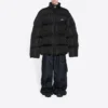 Μπουφάν με επένδυση πούπουλου Oversized «Black» 682695TLO061000