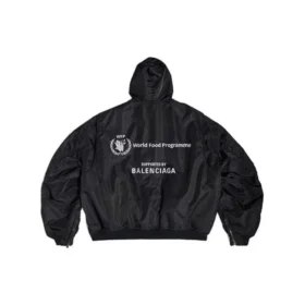 Μπουφάν με κουκούλα Balenciaga x WFP Light «Black» 752178TLO251000