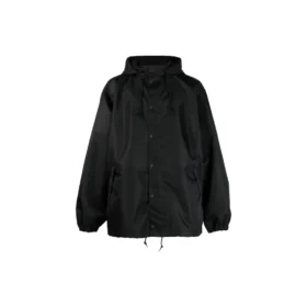 Μπουφάν με κουκούλα Tape Type “Black” 738762TLO251000