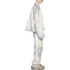 Μπουφάν μοτοσικλετιστή Oversized «Λευκό» 744983TOS149012