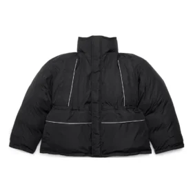 Μπουφάν Parka με περιτύλιξη “Μαύρο” 751715TNO191000