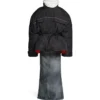 Μπουφάν Parka με περιτύλιξη “Μαύρο” 751715TNO191000