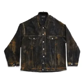 Μπουφάν τζιν oversized «Μαύρο» 748022TBP471363