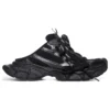 Mules 3XL «Black Mesh and Polyurethane» 742672W3XL11010