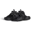 Mules 3XL «Black Mesh and Polyurethane» 742672W3XL11010