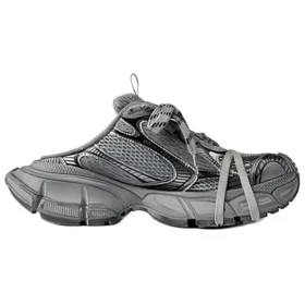 Mules 3XL «Grey Mesh and Polyurethane» 742682W3XL11210