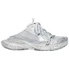 Mules 3XL «Μαύρο πλέγμα και πολυουρεθάνη» 742672W3XL19091