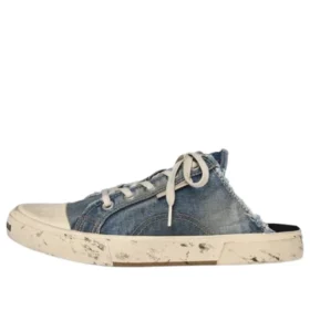 Mules Paris Distressed Τζιν “Blue” 693952W3RCL4090