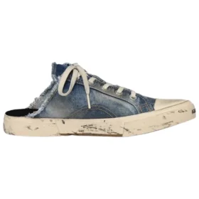 Mules Paris Distressed Τζιν “Blue” 693952W3RCL4090
