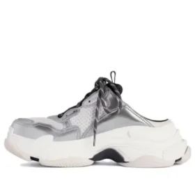 Mules Triple S “Silver” 755686W2FWM8191