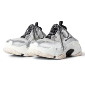 Mules Triple S “Silver” 755686W2FWM8191