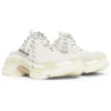 Mules Triple S «White Double Foam and Mesh» 755686W3SM29097