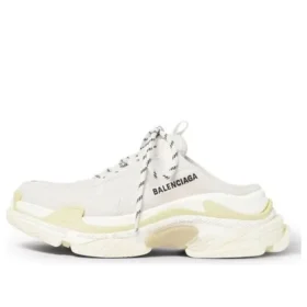 Mules Triple S «White Double Foam and Mesh» 755687W3SM29097