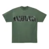 Νέο T-shirt τύπου Tape Type με μεσαία εφαρμογή «Σκούρο πράσινο» 739784TQVQ83004
