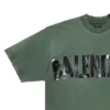 Νέο T-shirt τύπου Tape Type με μεσαία εφαρμογή «Σκούρο πράσινο» 739784TQVQ83004