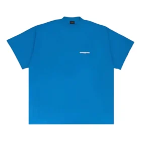 Oversized T-shirt με διαγραμμένα μοτίβα “Blue” 712398TMVJ64024