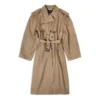 Παλτό τύπου τρέντς σε oversized γραμμή «Beige» 733764TNP099501