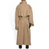 Παλτό τύπου τρέντς σε oversized γραμμή «Beige» 733764TNP099501